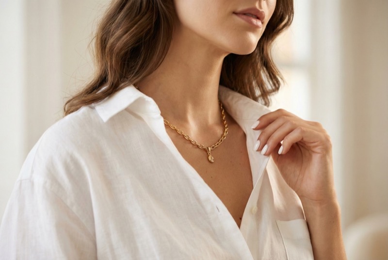 AI-generated jewelry product photography — luxury rings, necklaces and bracelets editorial campaign